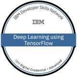 IBM Deep Learning with TensorFlow badge