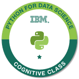 IBM Python for Data Science badge